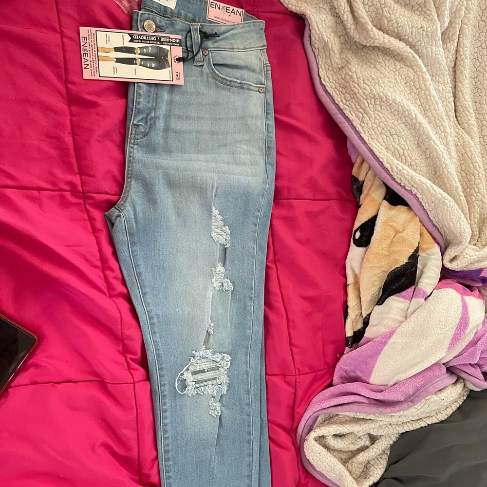 High rise jeans